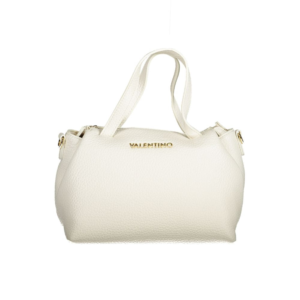 Mario Valentino Bianco Polyurethane Woman Handbag | Regal Royce