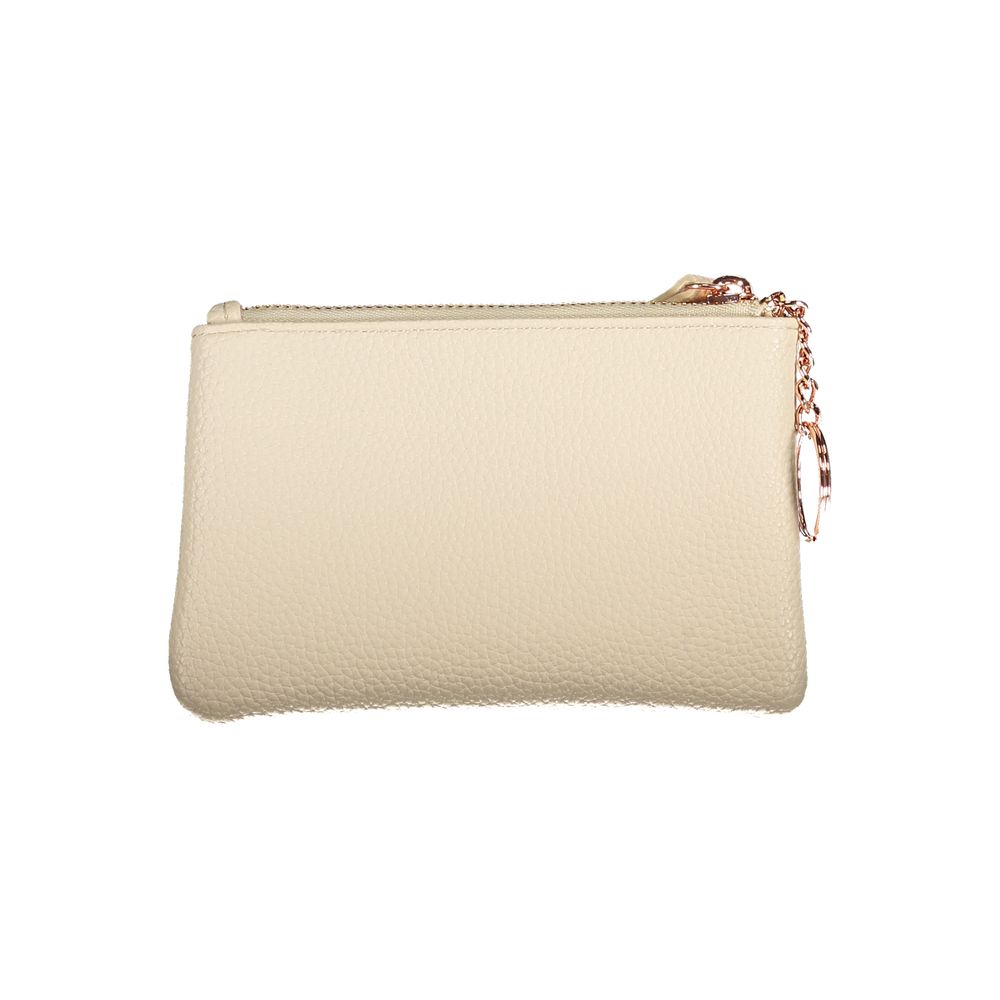 Mario Valentino Beige Polyethylene Women Wallet | Regal Royce
