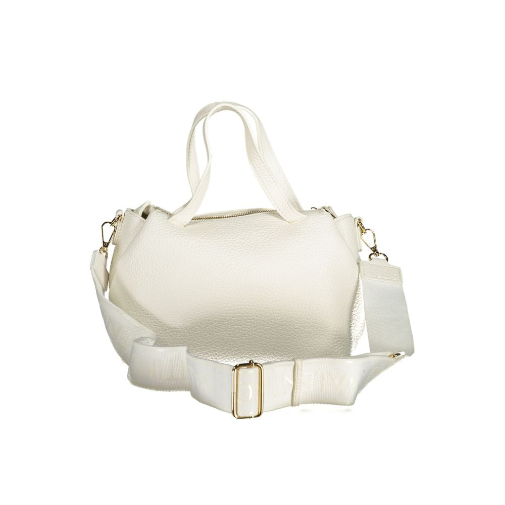 Mario Valentino Bianco Polyurethane Woman Handbag | Regal Royce