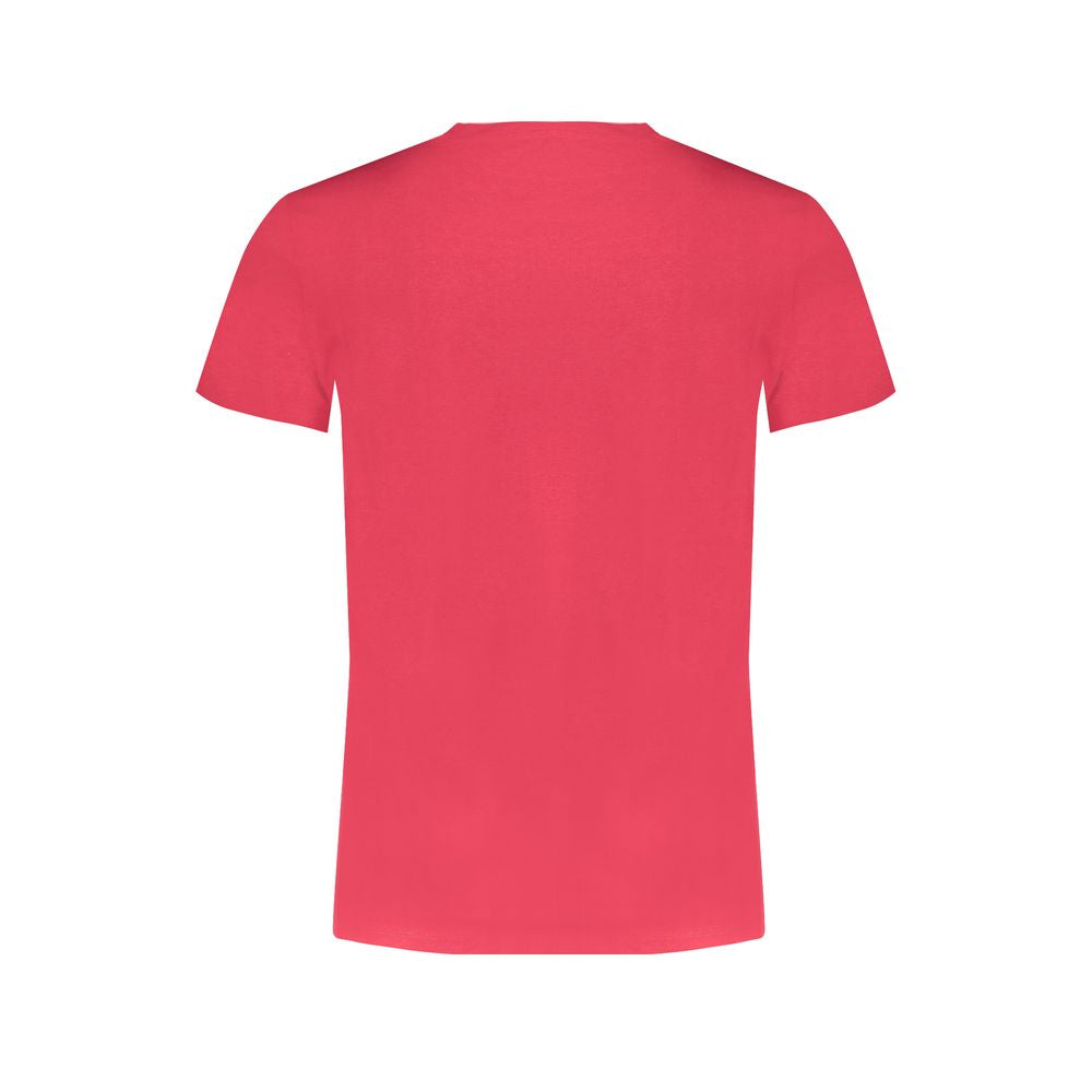 Trussardi Rosso Cotton Men T-Shirt | Regal Royce