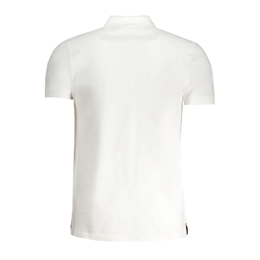 Cavalli Class "Bianco Cotton Men's Polo Shirt" | Regal Royce
