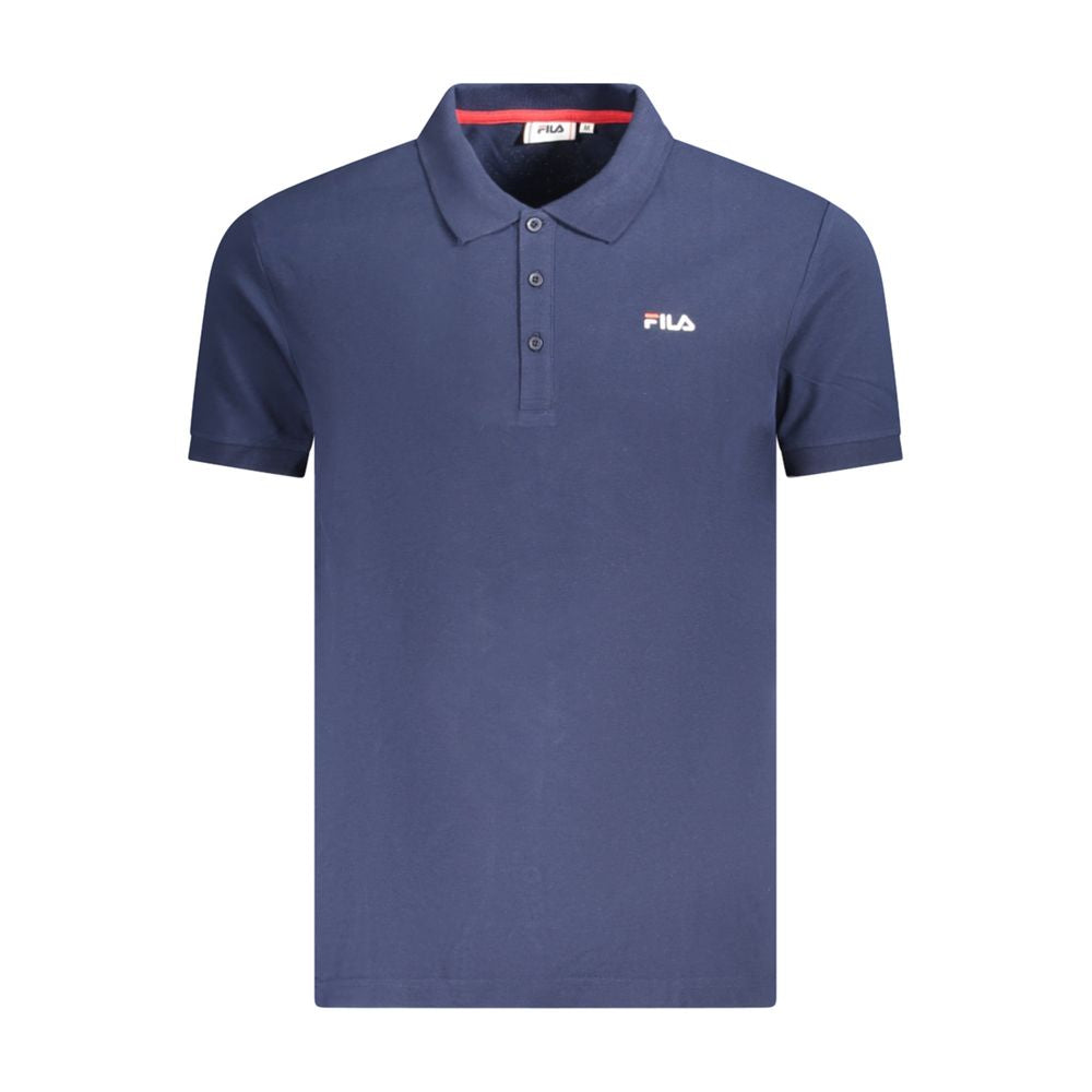 Fila Blue Cotton Men Polo Shirt | Regal Royce