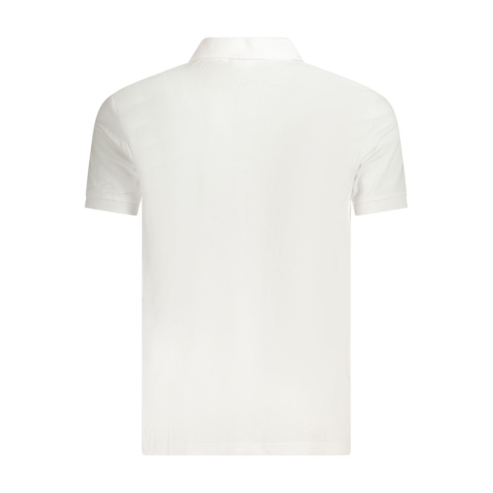 Fila White Cotton Men Polo Shirt | Regal Royce
