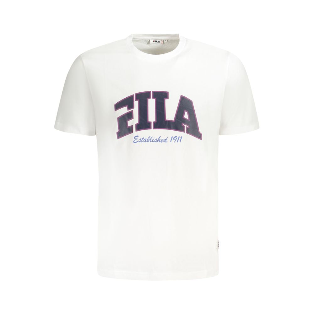 Fila Bianco Cotton Men T-Shirt | Regal Royce