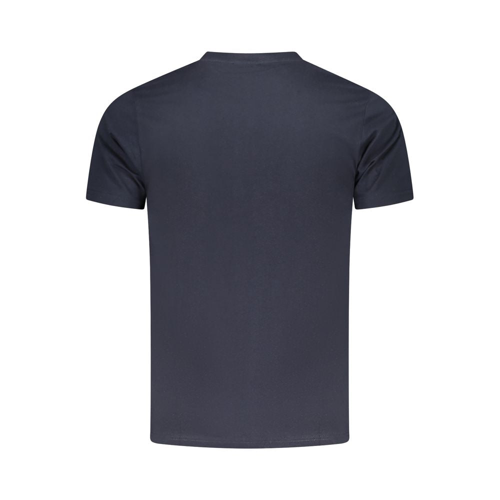 Cavalli Class Blu Cotton Men T-Shirt | Regal Royce
