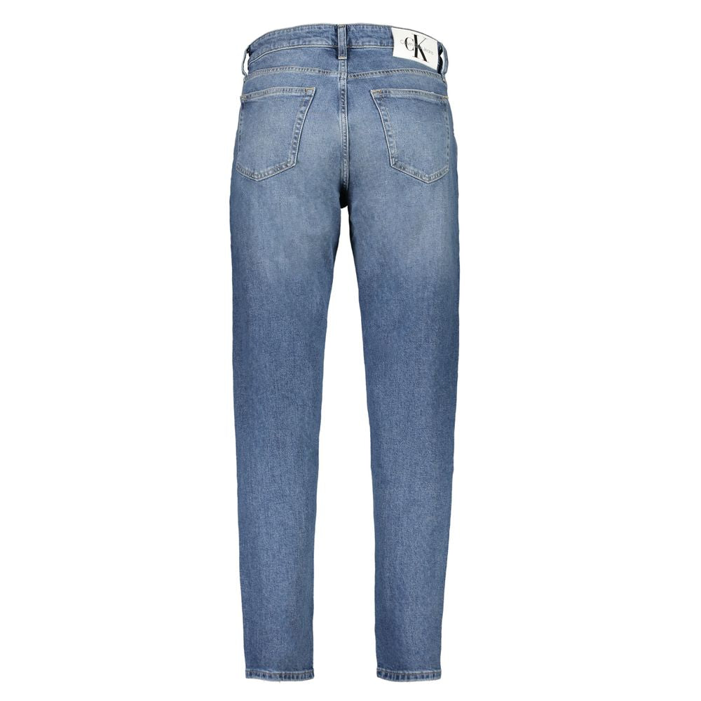 Calvin Klein Blu Cotton Men's Tapered Jean | Regal Royce