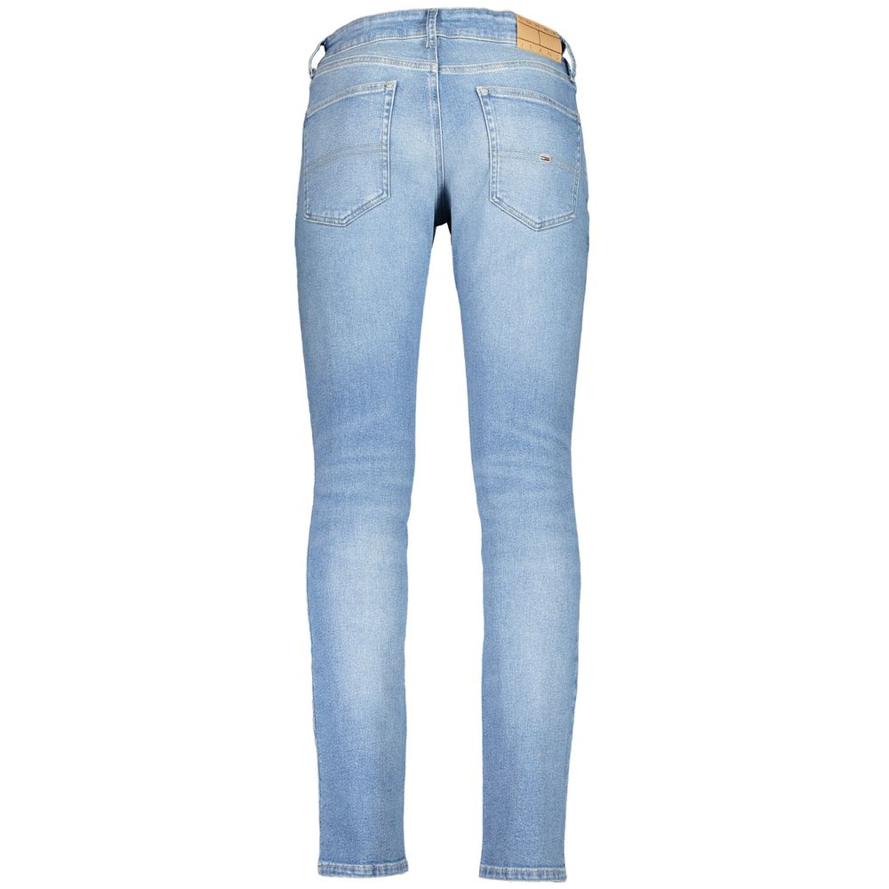Tommy Hilfiger Azzurro Cotton Slim Men Jeans | Regal Royce