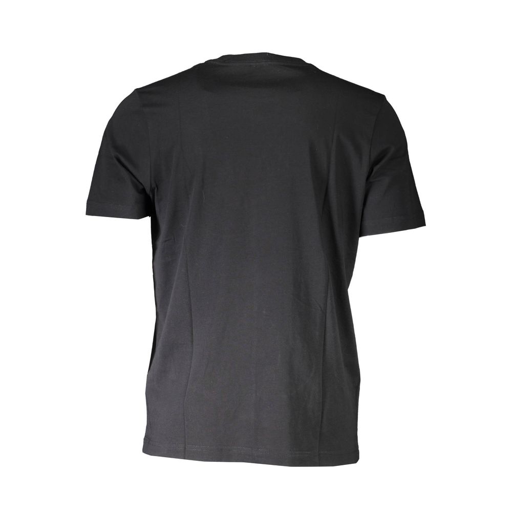 Diesel Black Cotton Men T-Shirt | Regal Royce