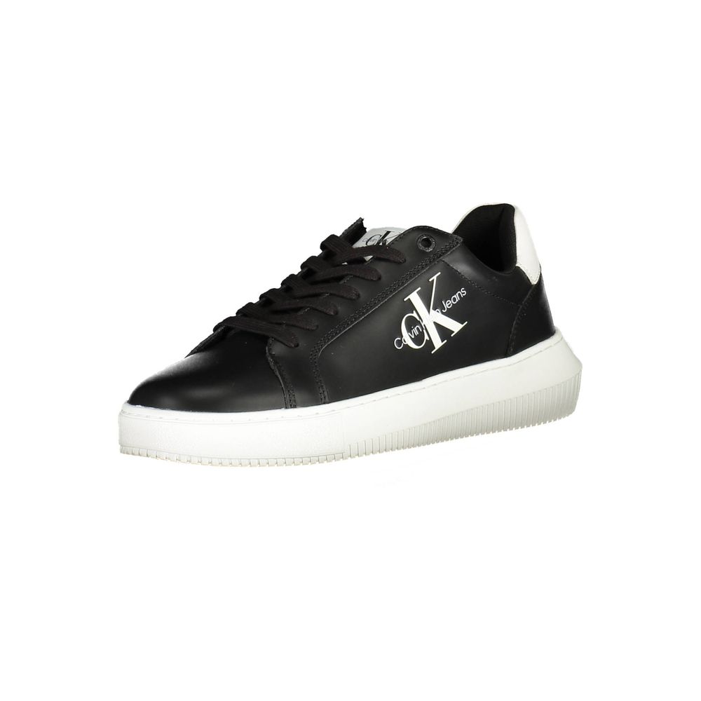 Calvin Klein Nero Leather Men Sneaker | Regal Royce