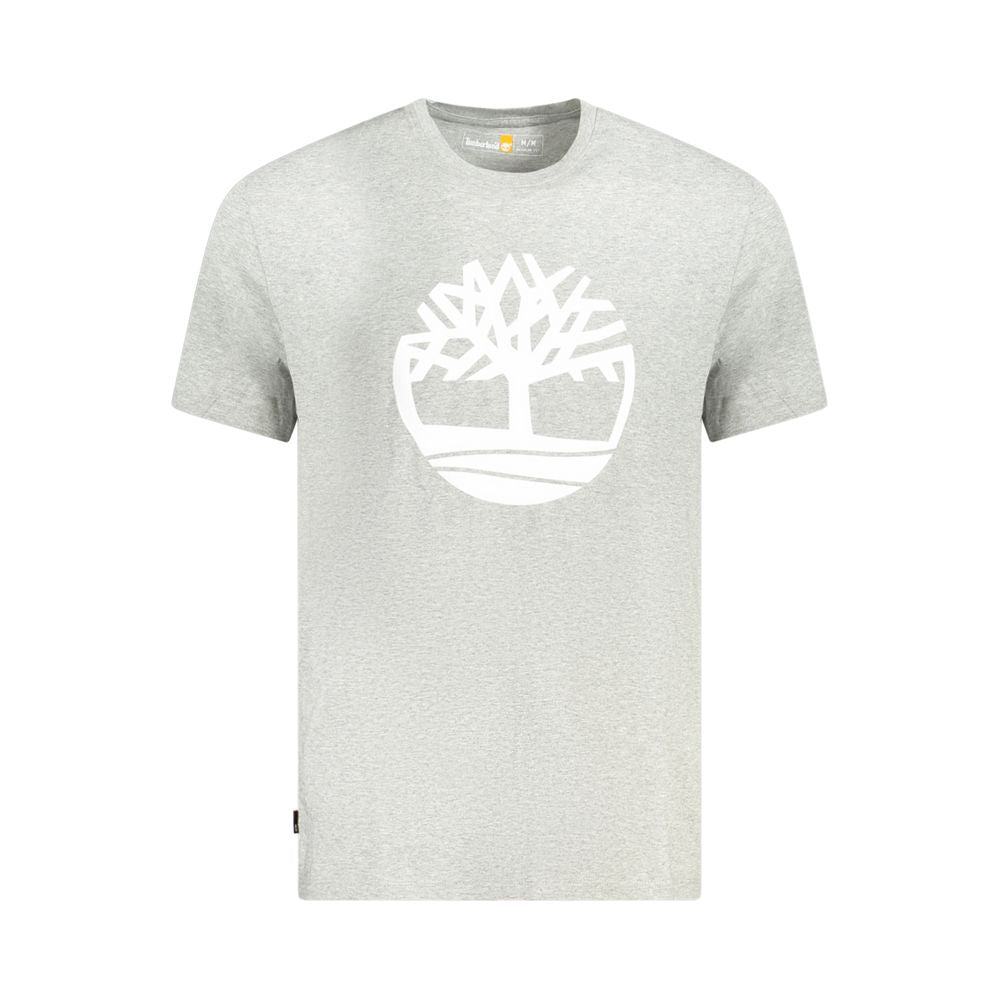 Timberland Grigio Cotton Men T-Shirt | Regal Royce