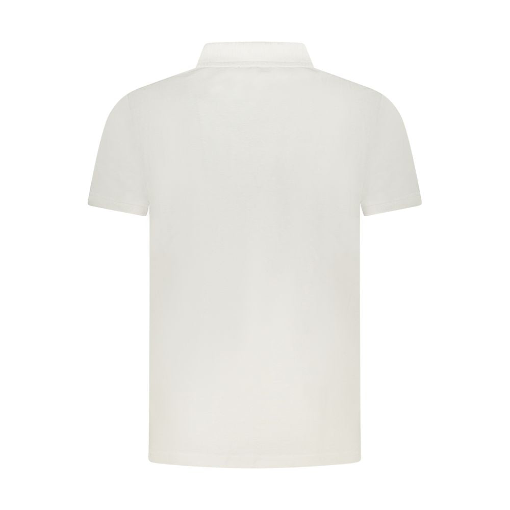 Cavalli Class Bianco Cotton Men Polo | Regal Royce