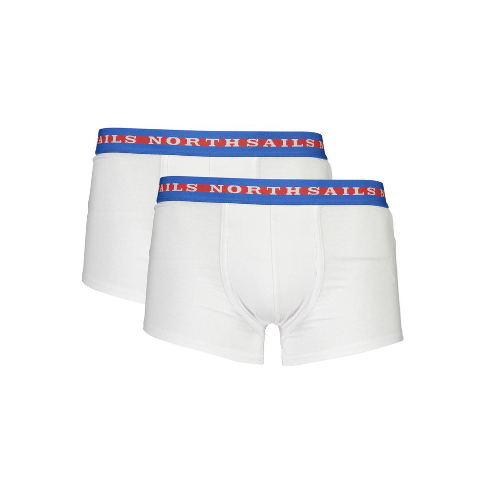 North Sails White Cotton Men's Boxer | Regal Royce