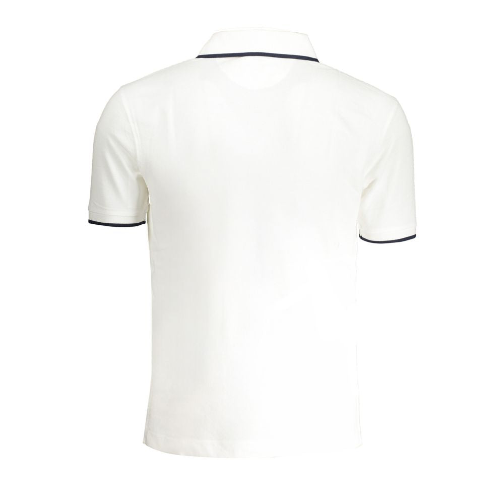 La Martina White Cotton Men's Polo Shirt | Regal Royce