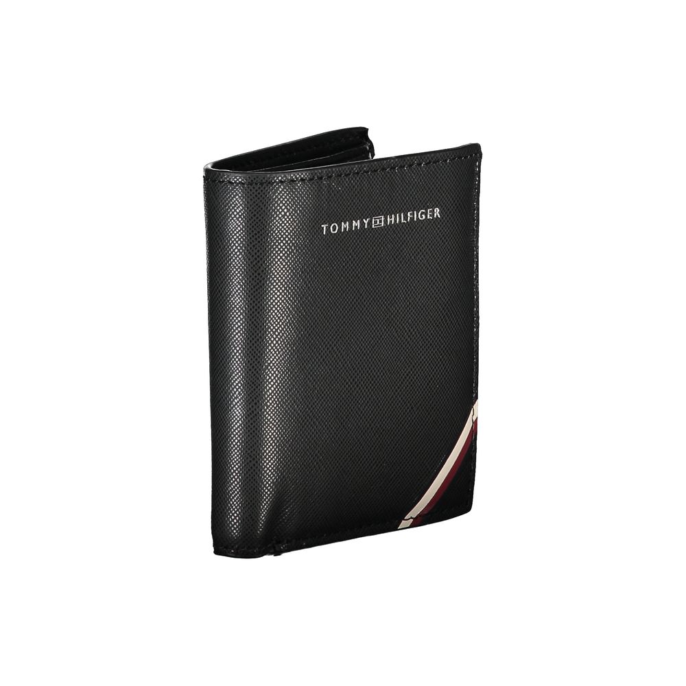 Tommy Hilfiger Black Leather Men's Wallet | Regal Royce