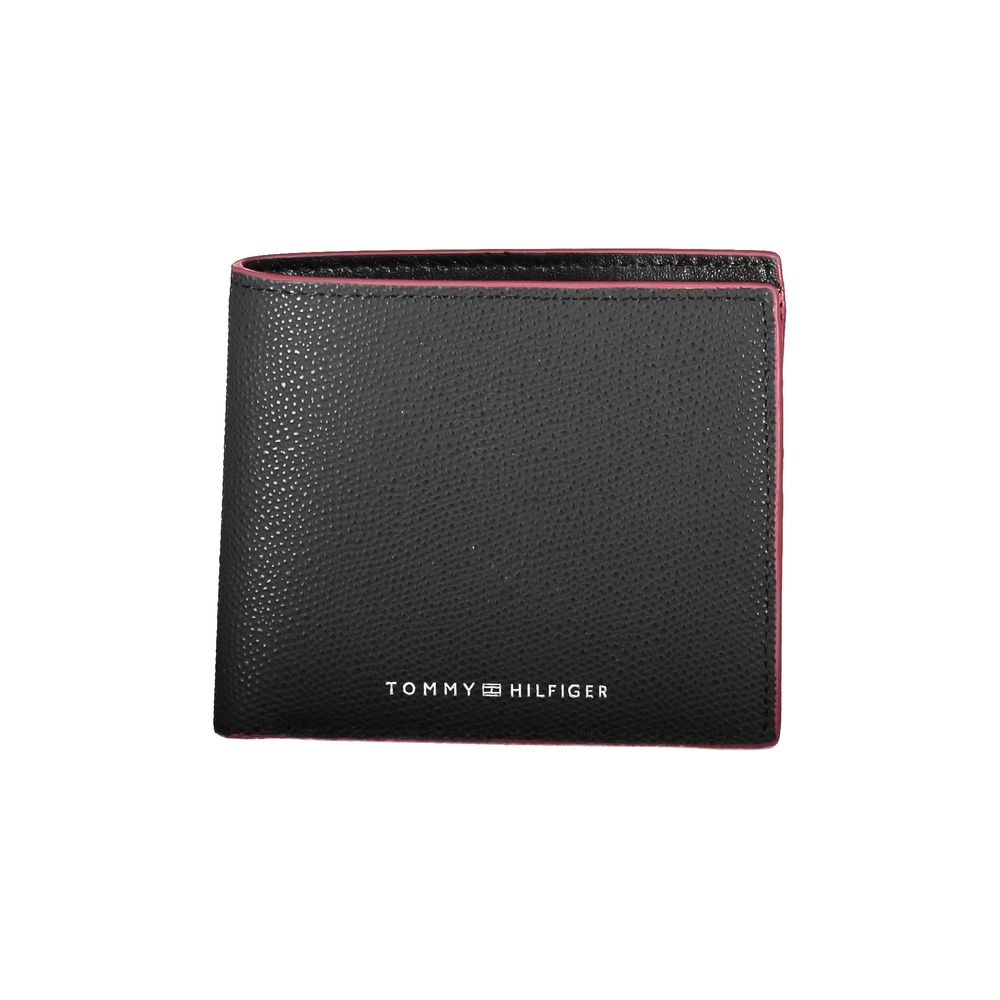 Tommy Hilfiger Black Leather Men Wallet | Regal Royce