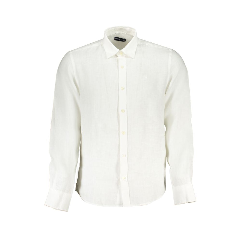 North Sails Bianco Lino Mens Shirt | Regal Royce