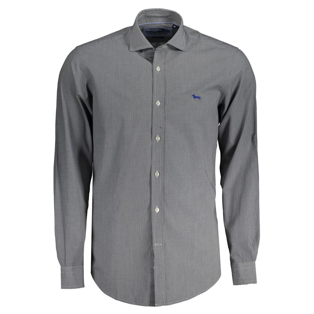 Harmont & Blaine Blue Organic Cotton Men's Shirt | Regal Royce