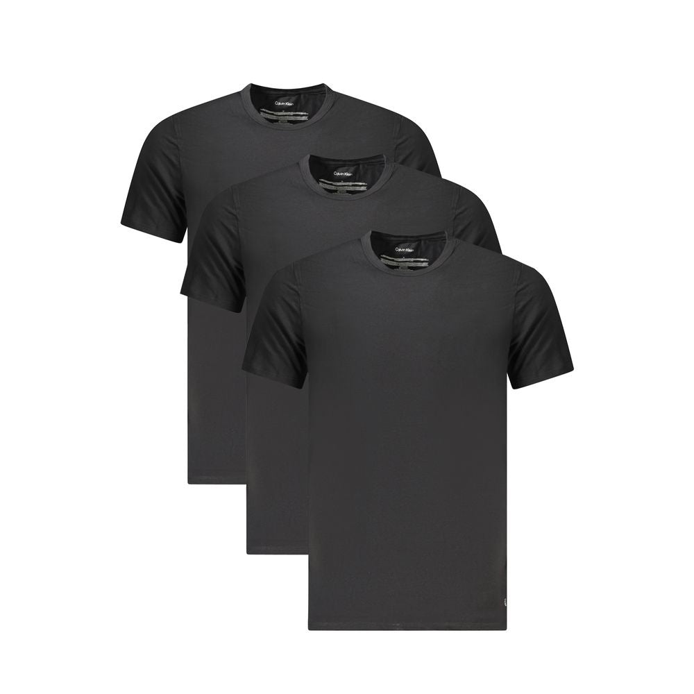 Calvin Klein Black Cotton Mens T-Shirt | Regal Royce