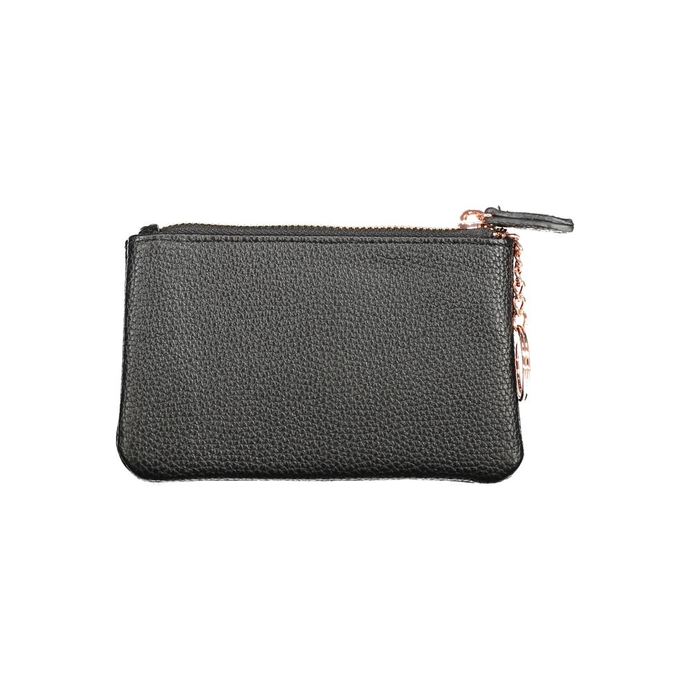Mario Valentino Nero Polyurethane Women Wallet | Regal Royce