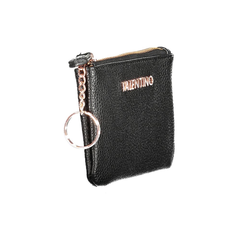 Mario Valentino Nero Polyurethane Women Wallet | Regal Royce