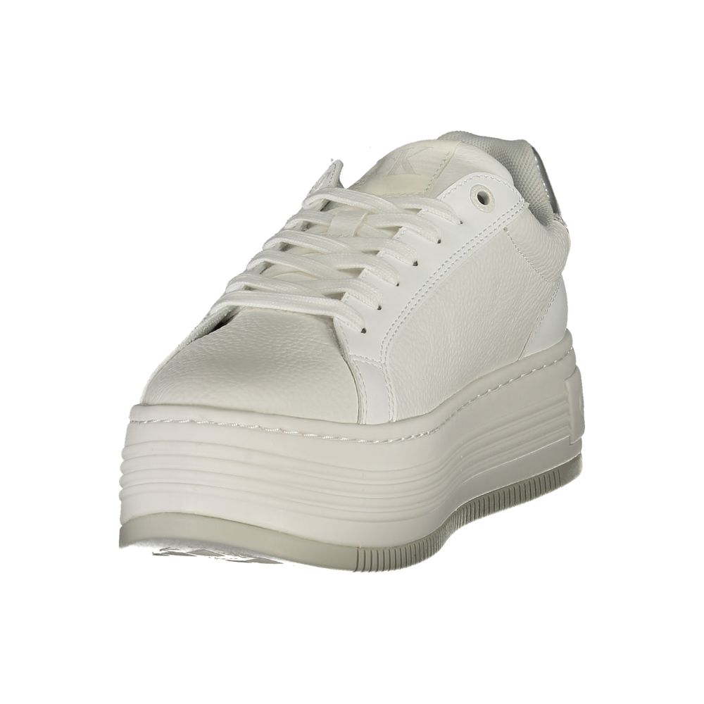 Calvin Klein Bianco Leather Women Sneaker | Regal Royce