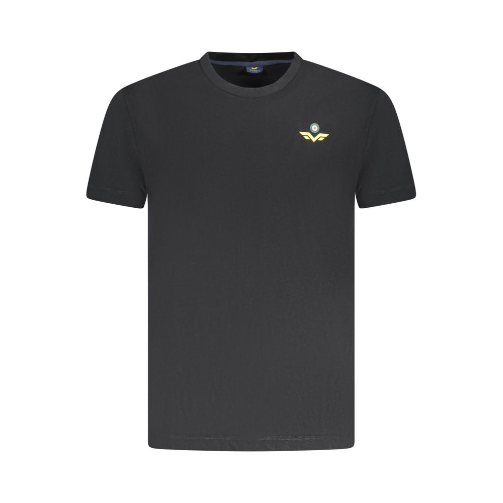 Armata Di Mare Black Cotton Men T-Shirt | Regal Royce