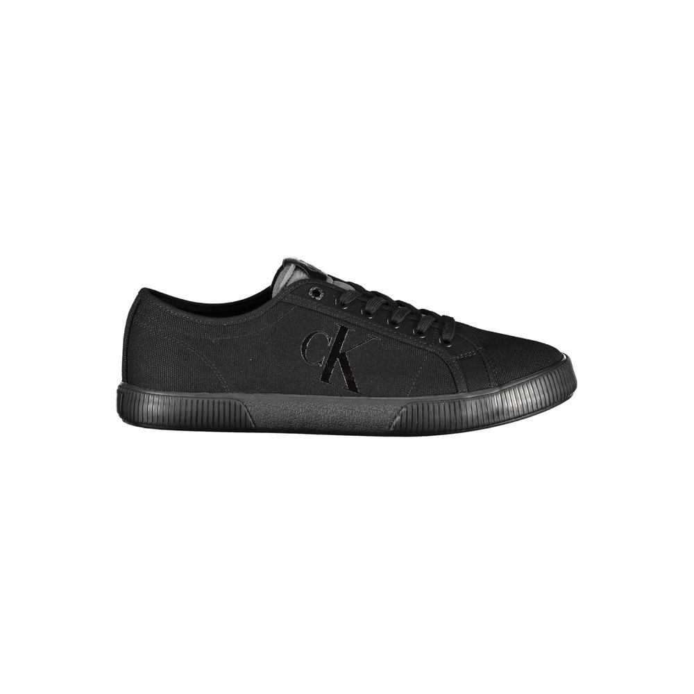Calvin Klein Black Cotton Men Sneaker | Regal Royce