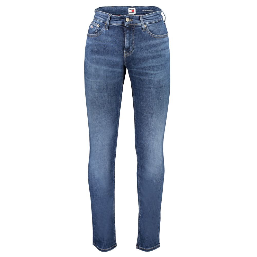 Tommy Hilfiger Blu Cotton Men Jeans | Regal Royce