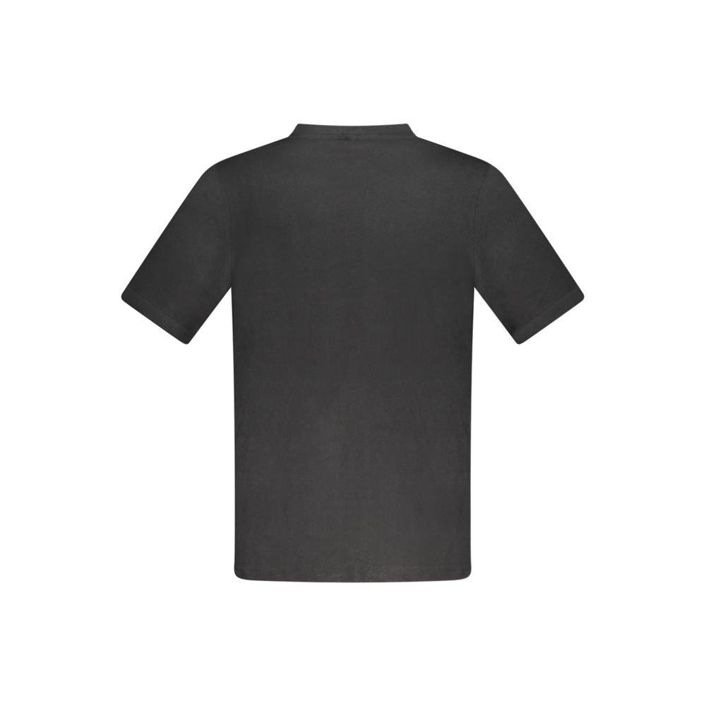 Kappa Black Cotton Men T-Shirt | Regal Royce