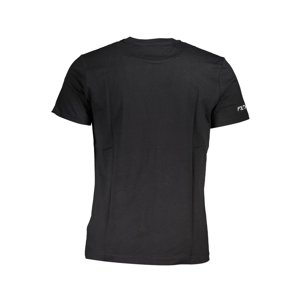 La Martina Black Cotton Men's T-Shirt | Regal Royce