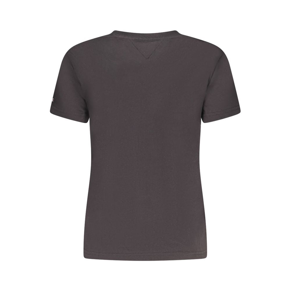 Tommy Hilfiger Black Cotton Women's T-Shirt | Regal Royce