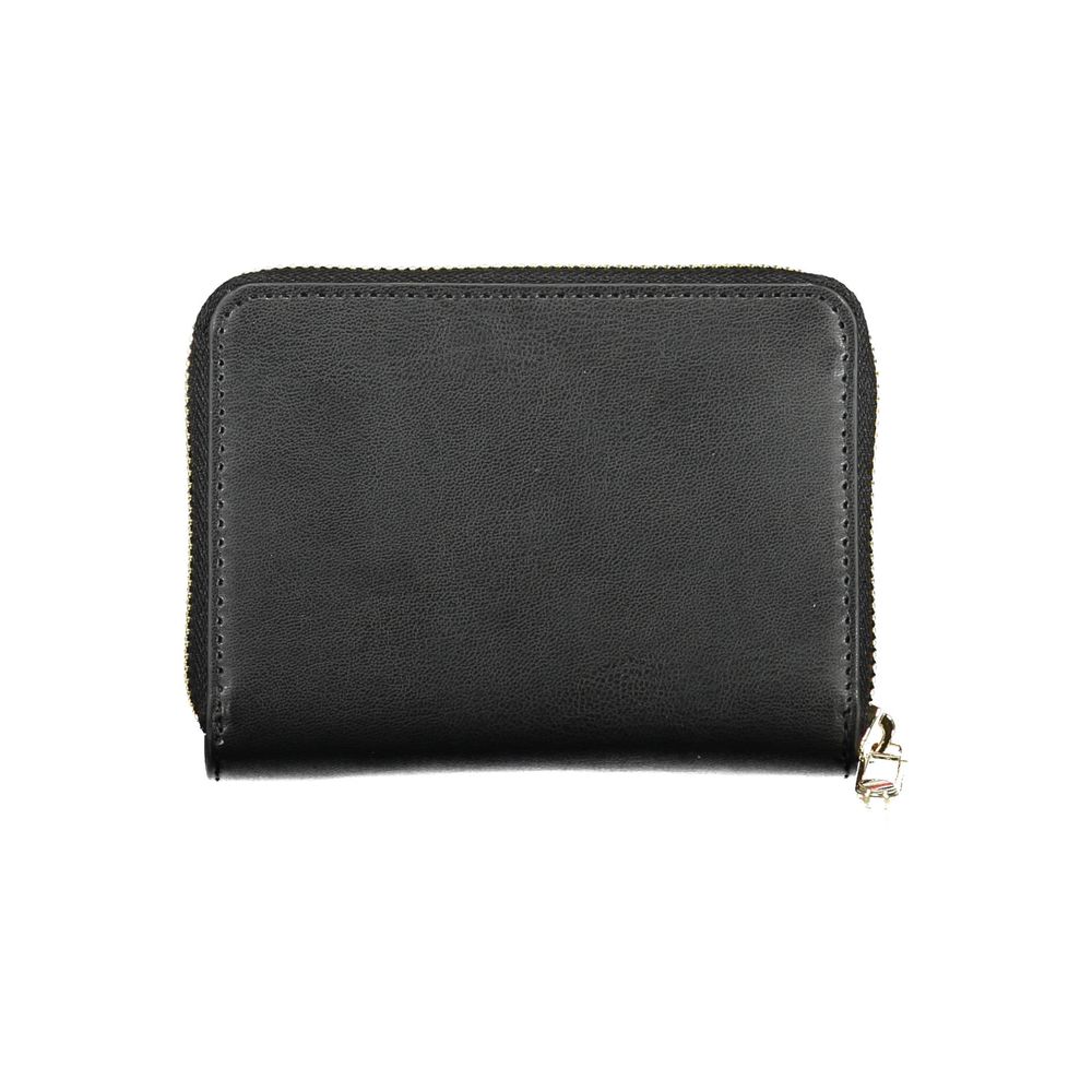 Tommy Hilfiger Black Polyurethane Women Wallet | Regal Royce