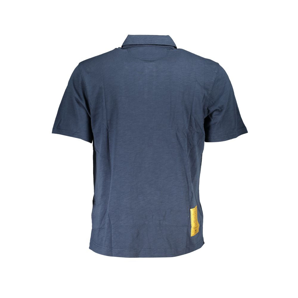 La Martina Blue Cotton Men Polo Shirt | Regal Royce