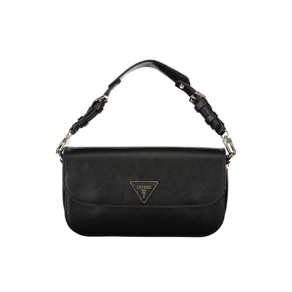 Guess Jeans Nero Poliuretano Woman Handbag | Regal Royce