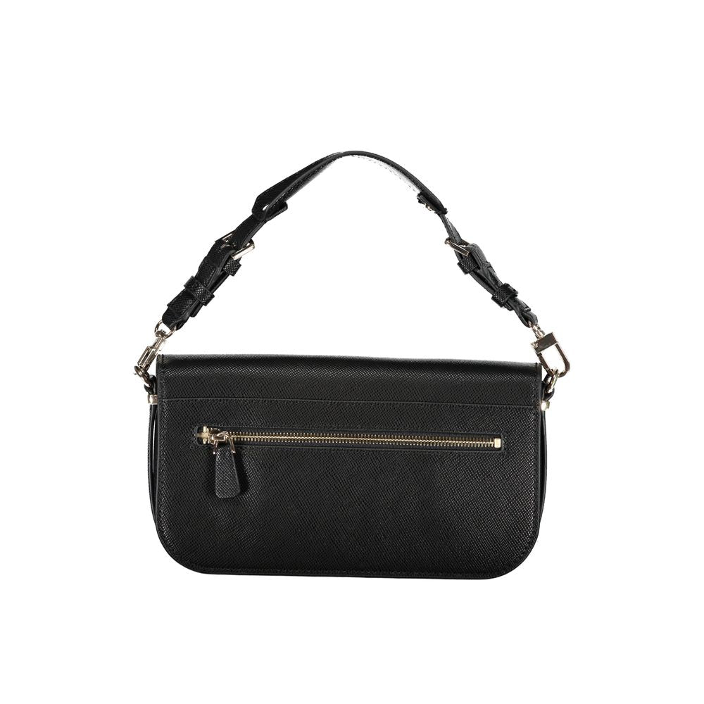 Guess Jeans Nero Poliuretano Woman Handbag | Regal Royce