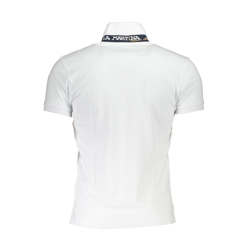 La Martina Sophisticated Slim Fit Polo with Contrast Details | Regal Royce