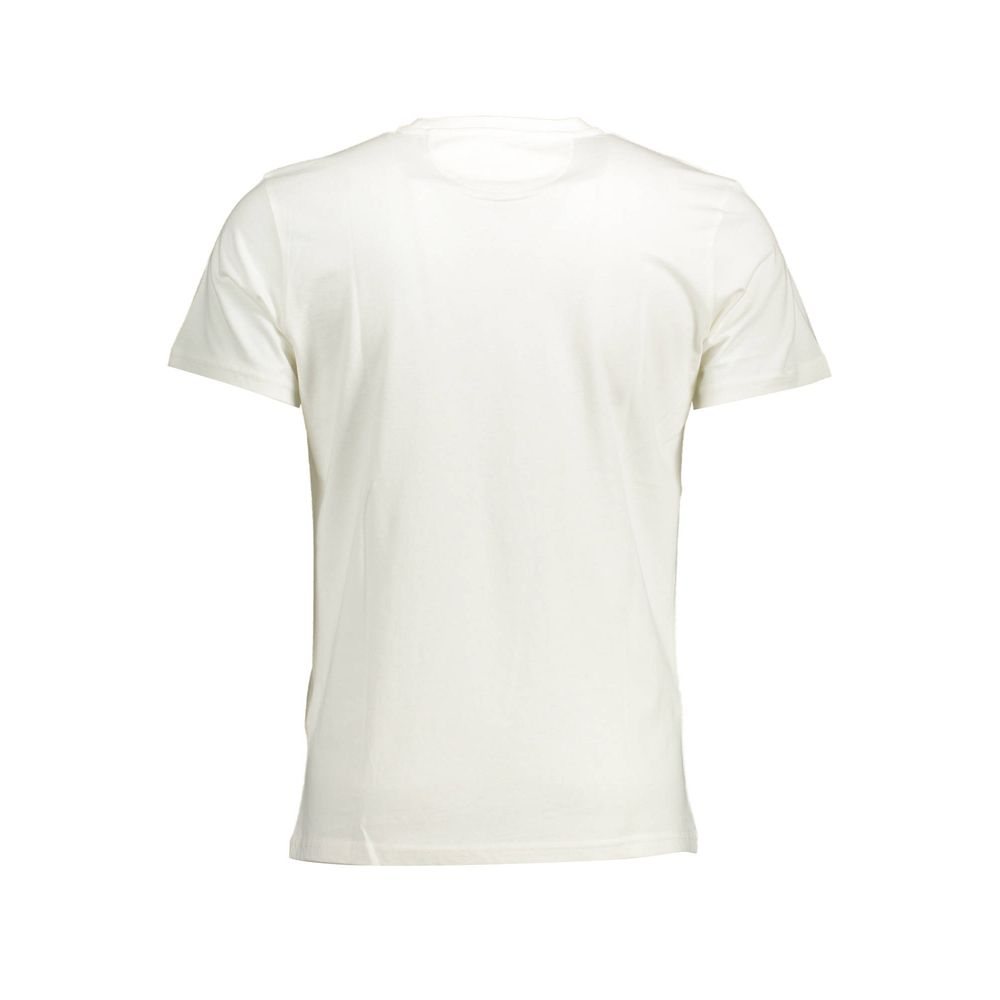 La Martina Bianco Cotton Men T-Shirt | Regal Royce