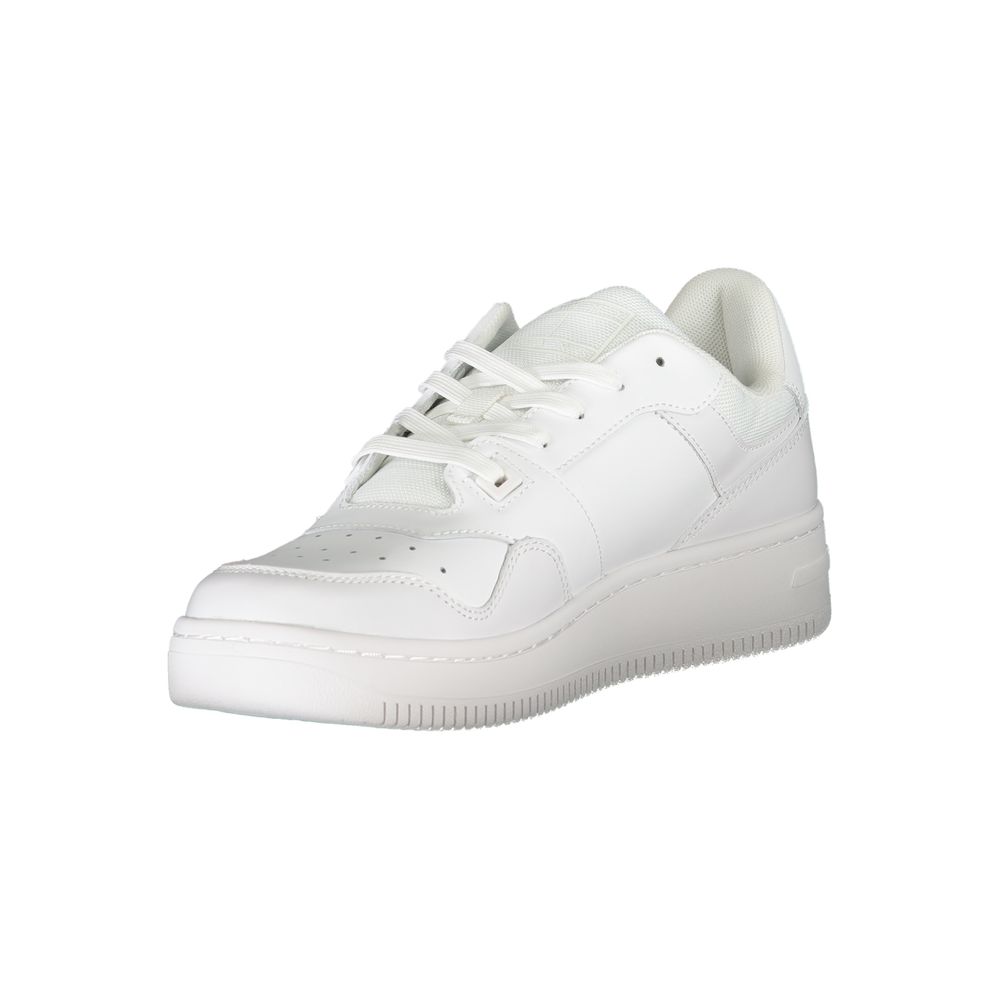 Tommy Hilfiger Bianco Pelle Men Sneaker | Regal Royce