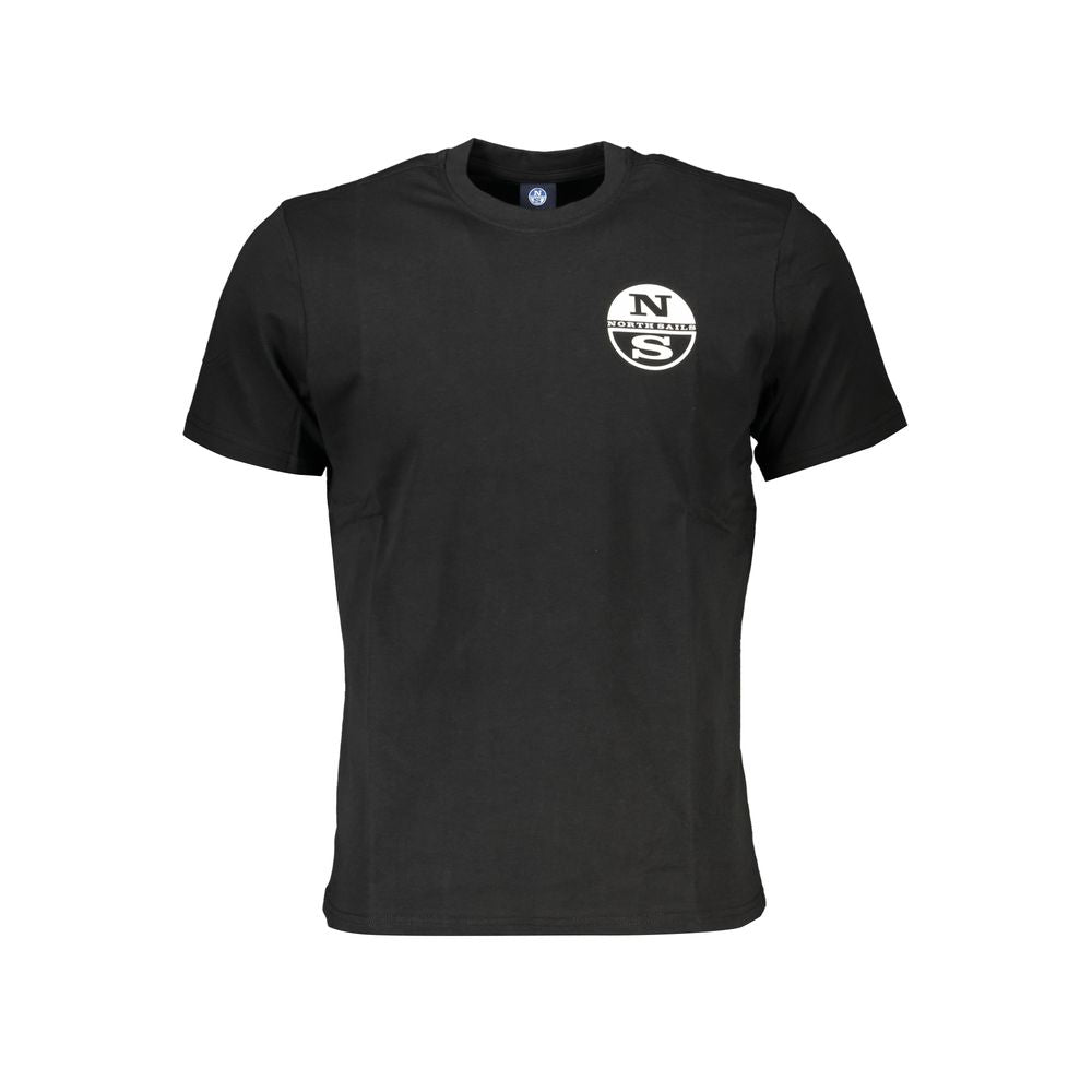 North Sails Black Cotton Men's T-Shirt | Regal Royce