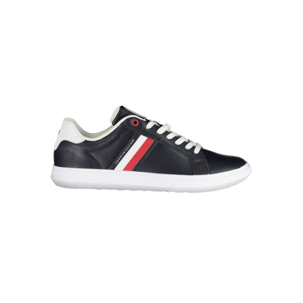 Tommy Hilfiger Blue Leather Men Sneaker | Regal Royce