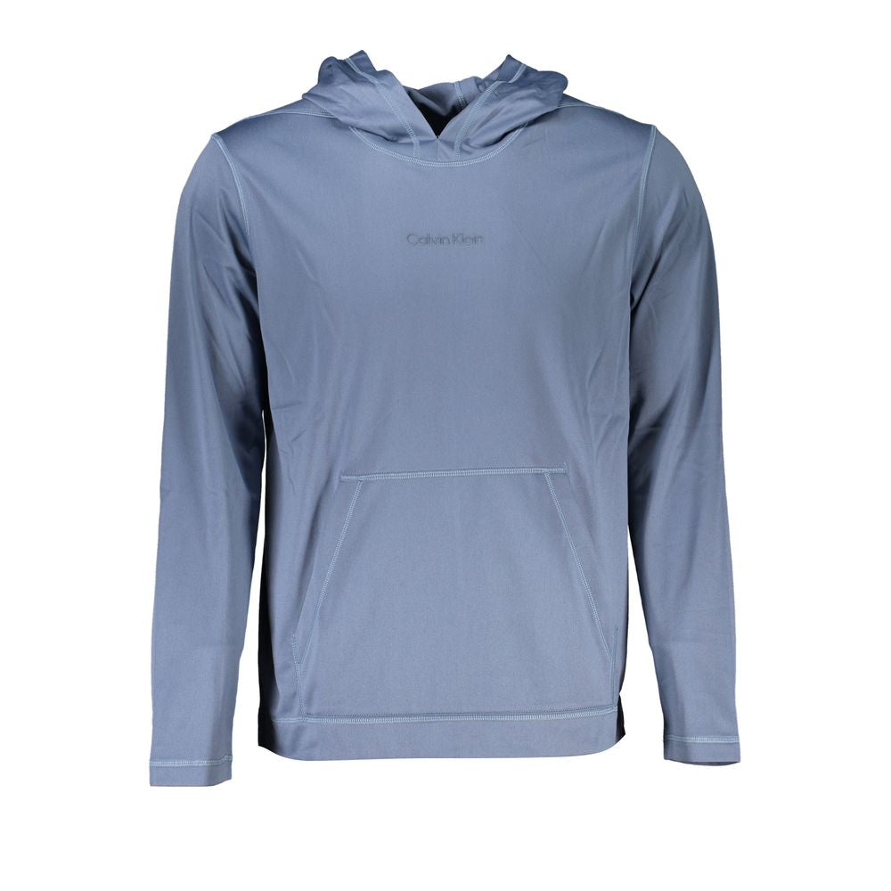 Calvin Klein Blue Polyester Men's Hooded Sweater | Regal Royce