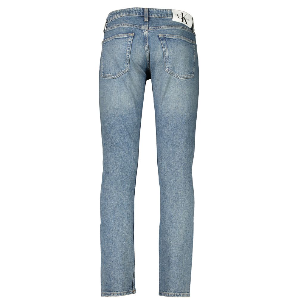 Calvin Klein Blu Cotton Men's Slim Jeans | Regal Royce