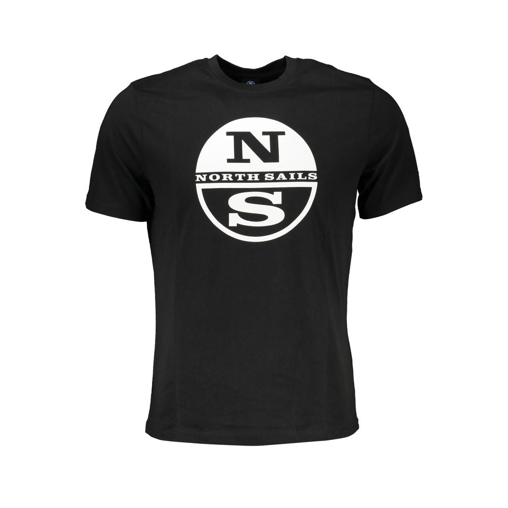 North Sails Black Cotton Men's T-Shirt | Regal Royce