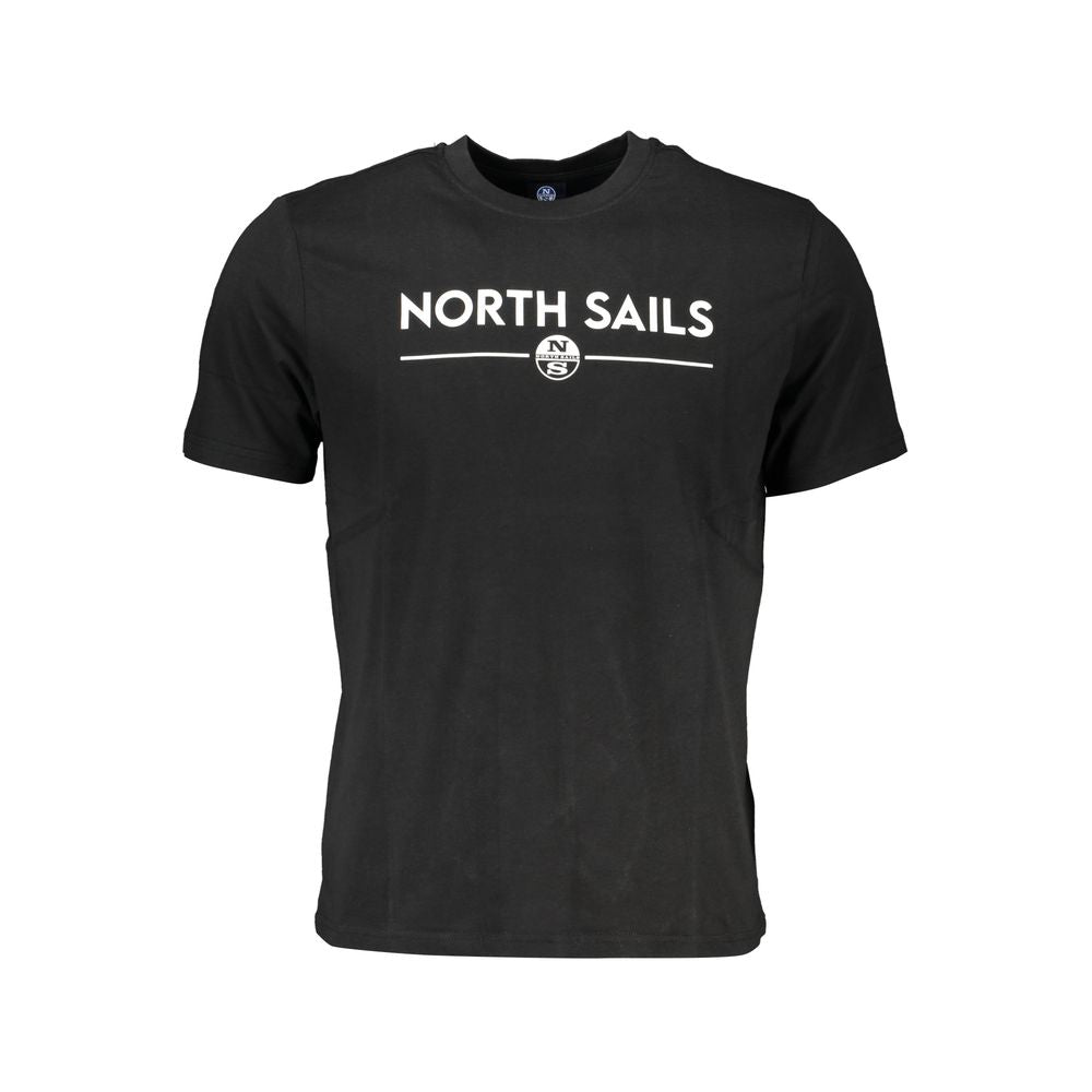 North Sails Black Cotton Men's T-Shirt | Regal Royce