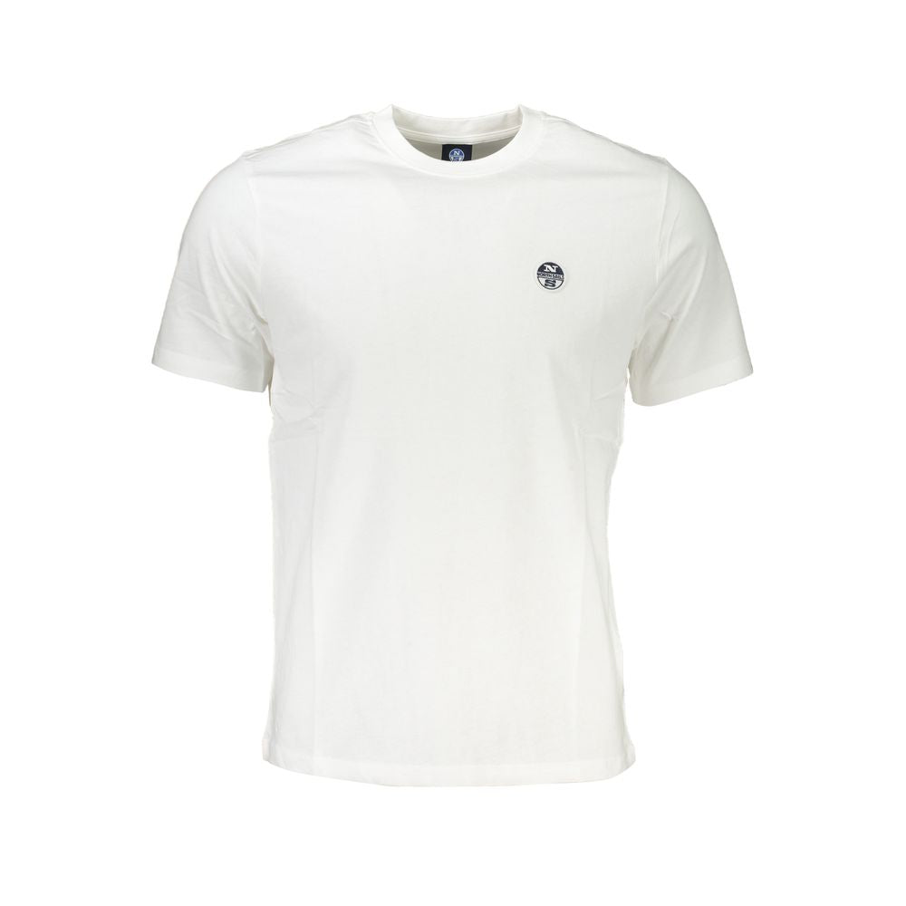 North Sails Bianco Cotton Men T-Shirt | Regal Royce