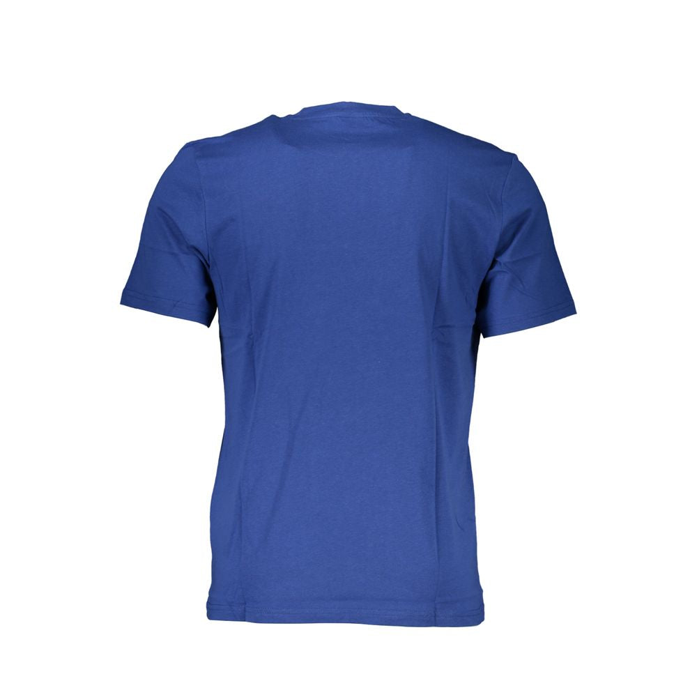 North Sails Blue Cotton Men T-Shirt | Regal Royce