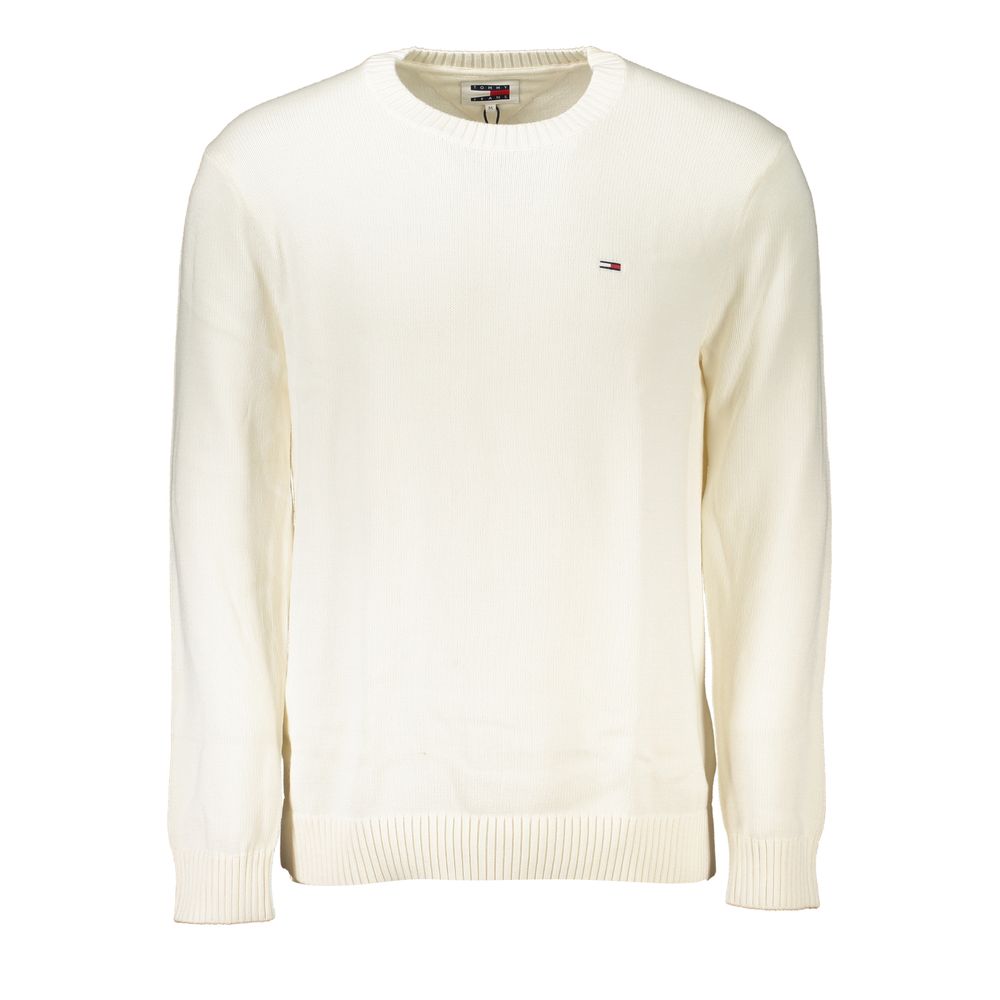 Tommy Hilfiger White Cotton Men's Sweater | Regal Royce
