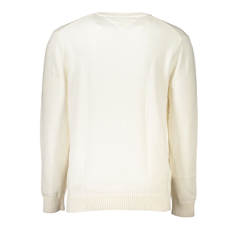 Tommy Hilfiger White Cotton Men's Sweater | Regal Royce