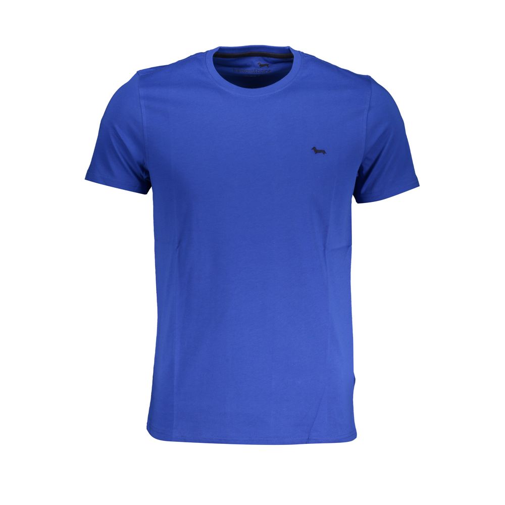 Harmont & Blaine Blu Cotton Men T-Shirt | Regal Royce
