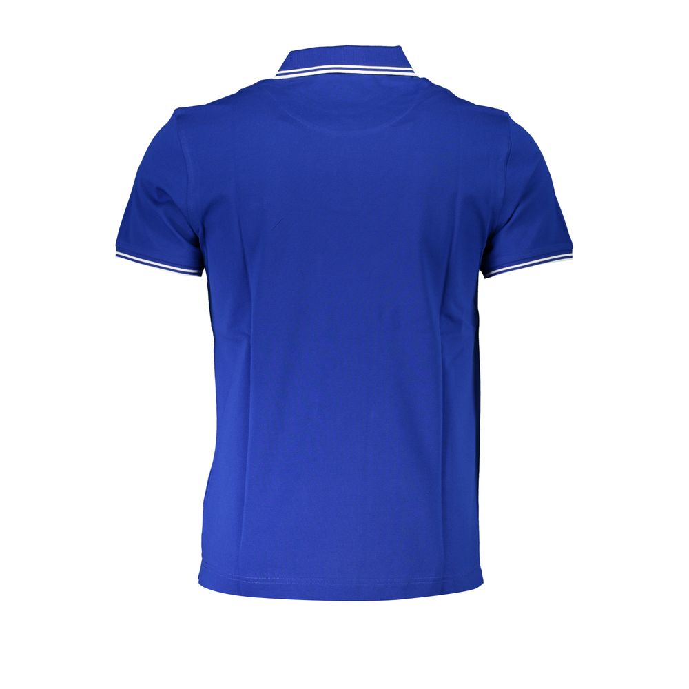 Harmont & Blaine Blue Cotton Polo Shirt | Regal Royce